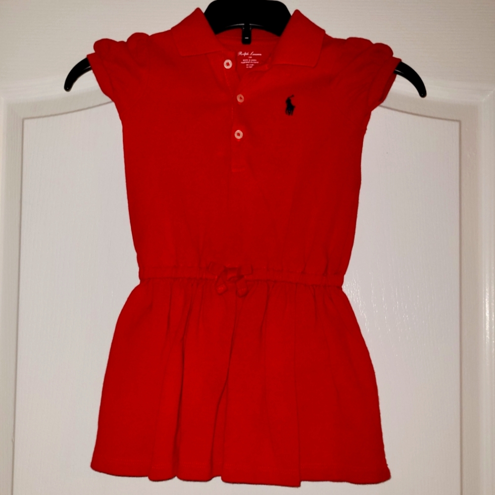 Ralph Lauren Baby Girls 12m Red Dress